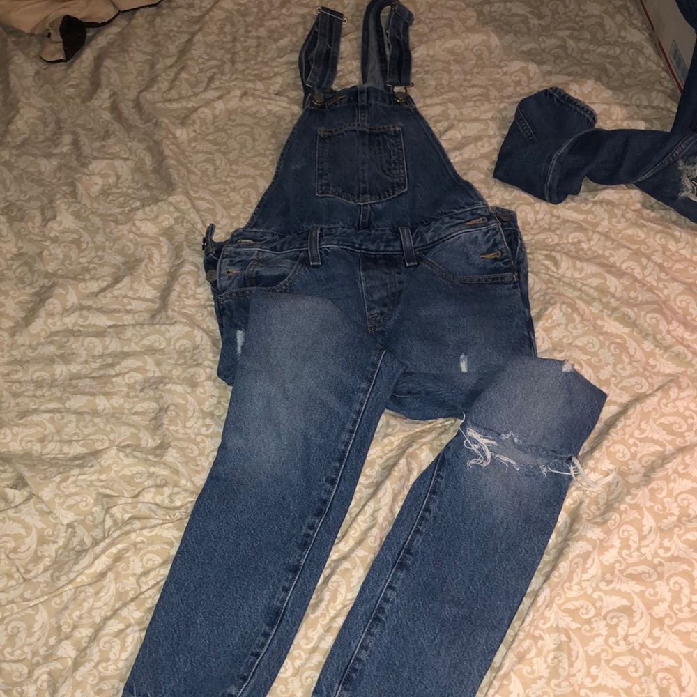 Blue Denim Overalls